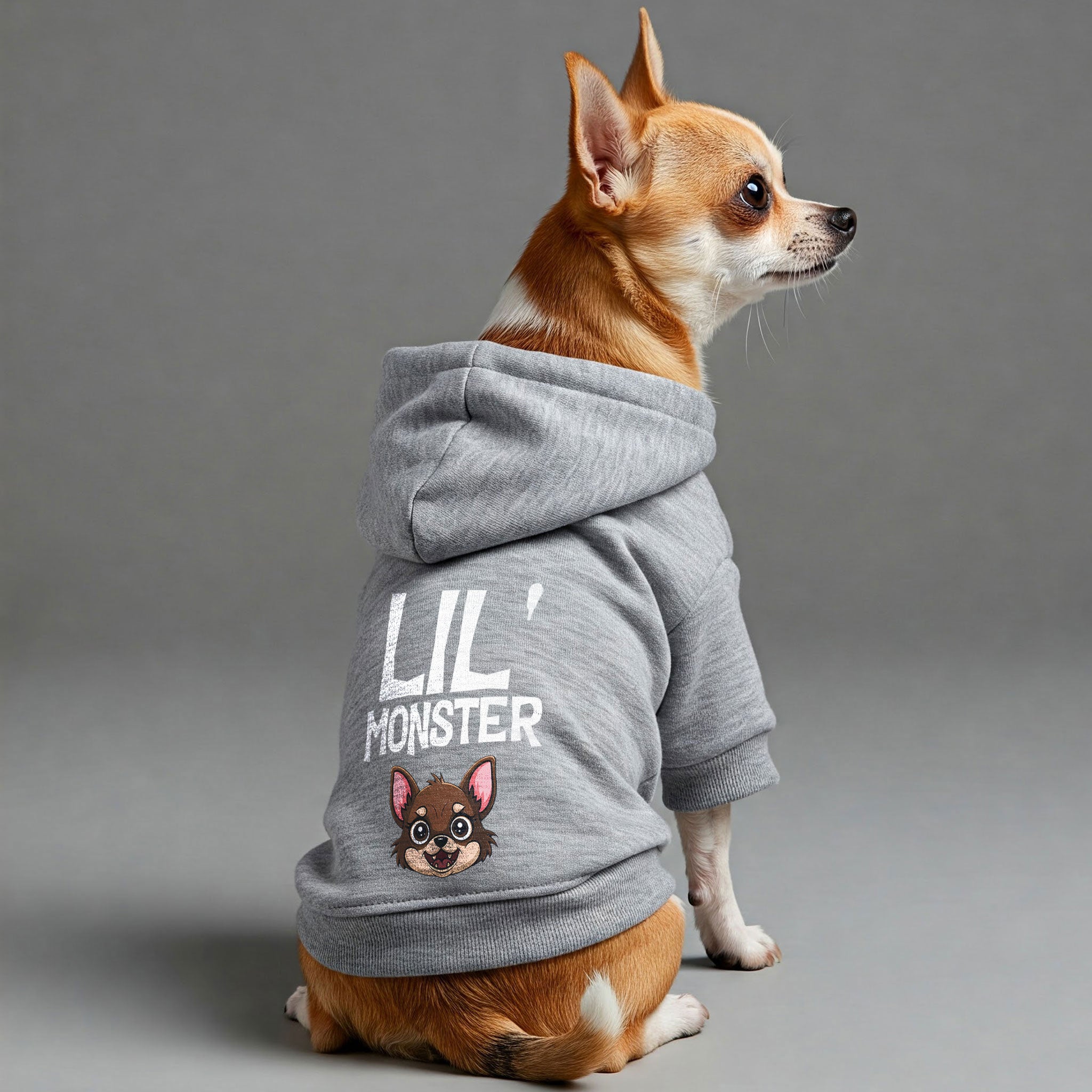 Lil' Monster - Chihuahua Dog Hoodie