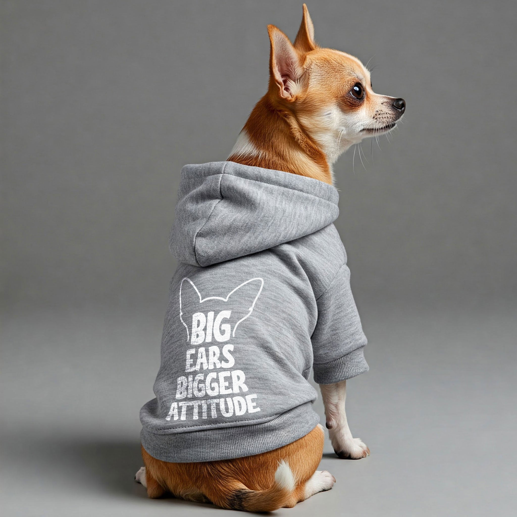 Big Ears, Bigger Attitude - Chihuahua Dog Hoodie