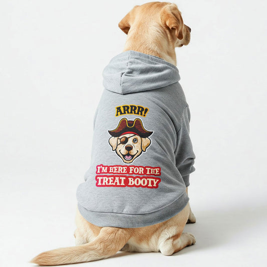 Arrr! I’m Here for the Treat Booty - Labrador Hoodie - Dog Clothes
