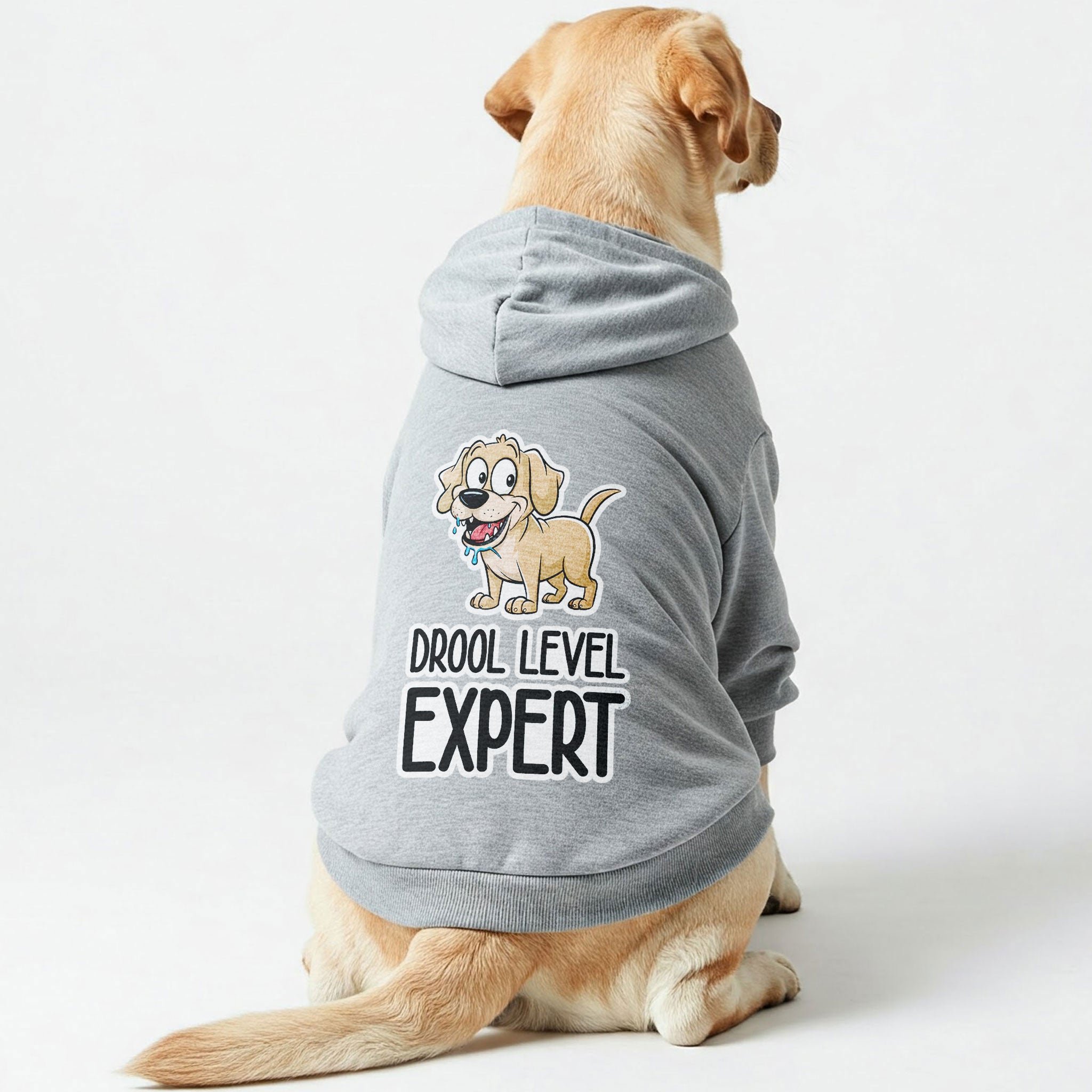 Drool level: Expert - Labrador Hoodie - Dog Clothes