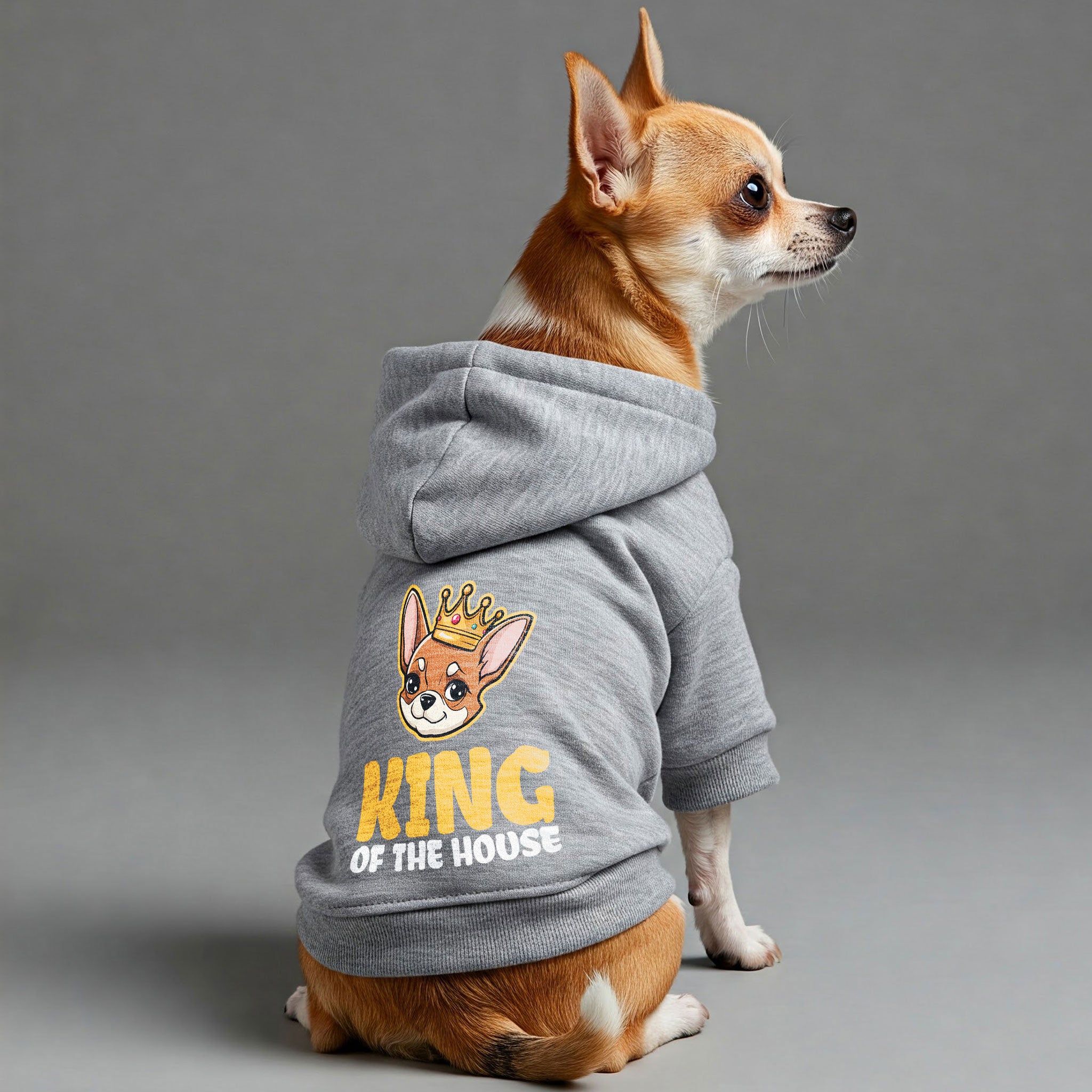 KING OF THE HOUSE - Chihuahua Dog Hoodie