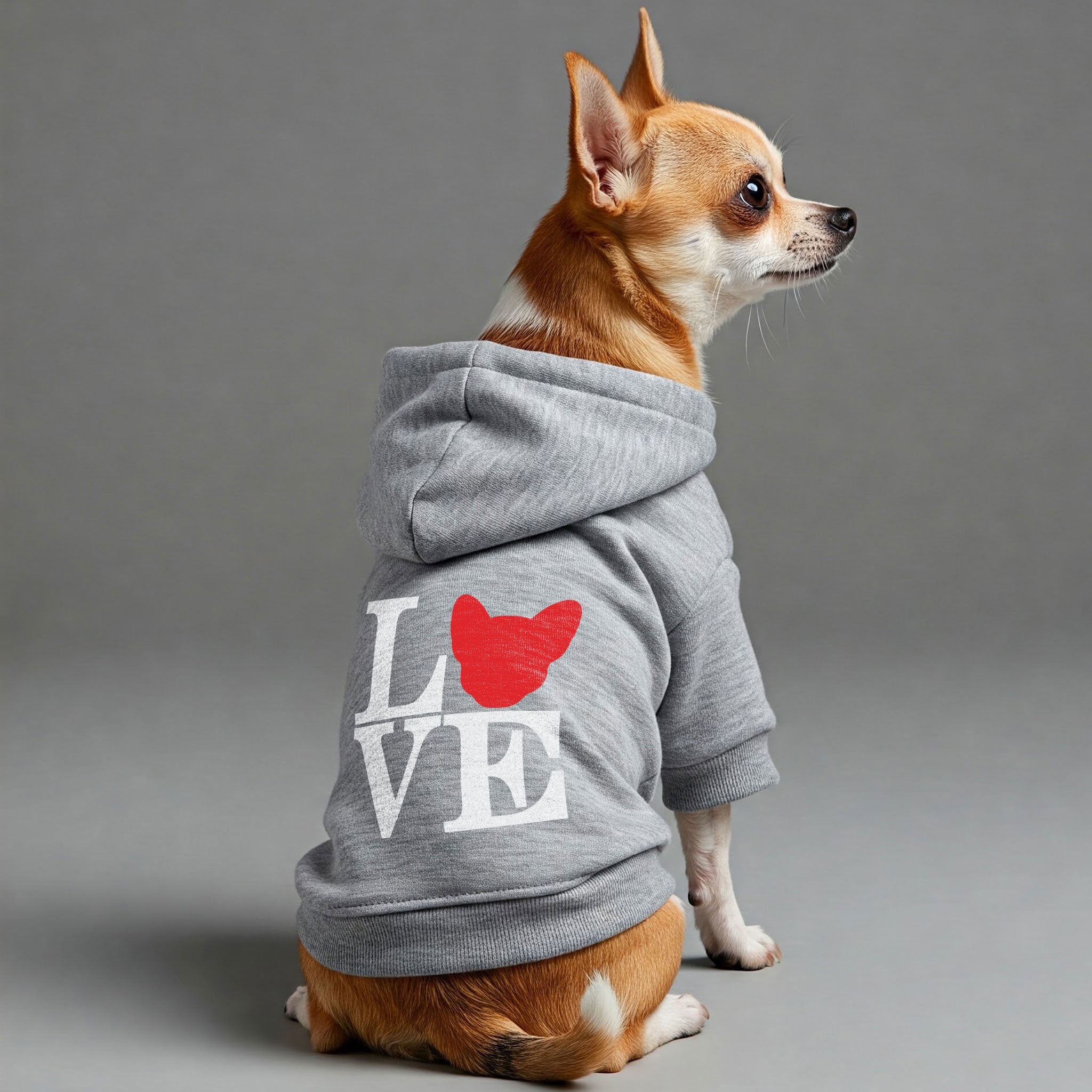 LOVE - Chihuahua Dog Hoodie