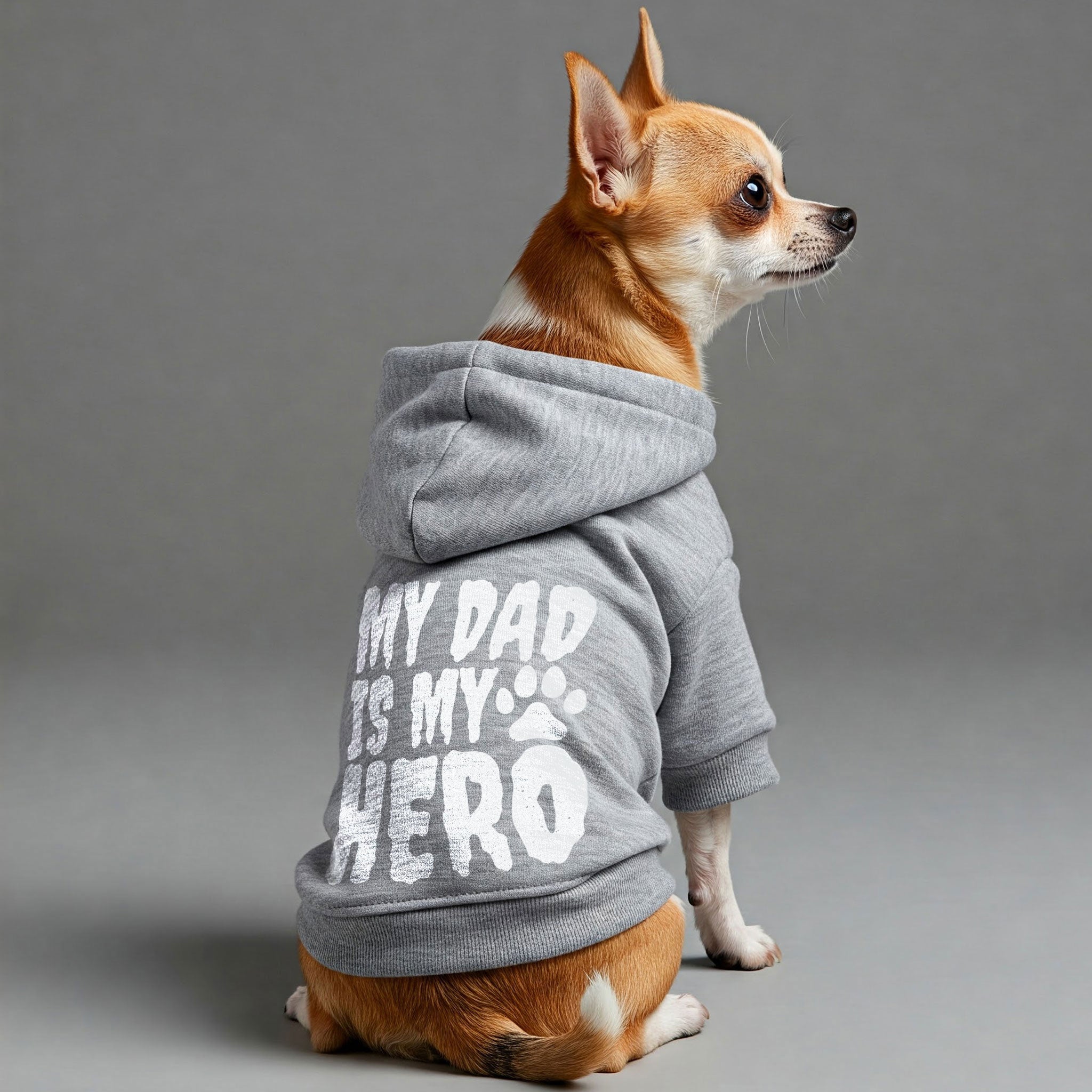 My Dad is My Hero – Dog Hoodie – Dog Clothes