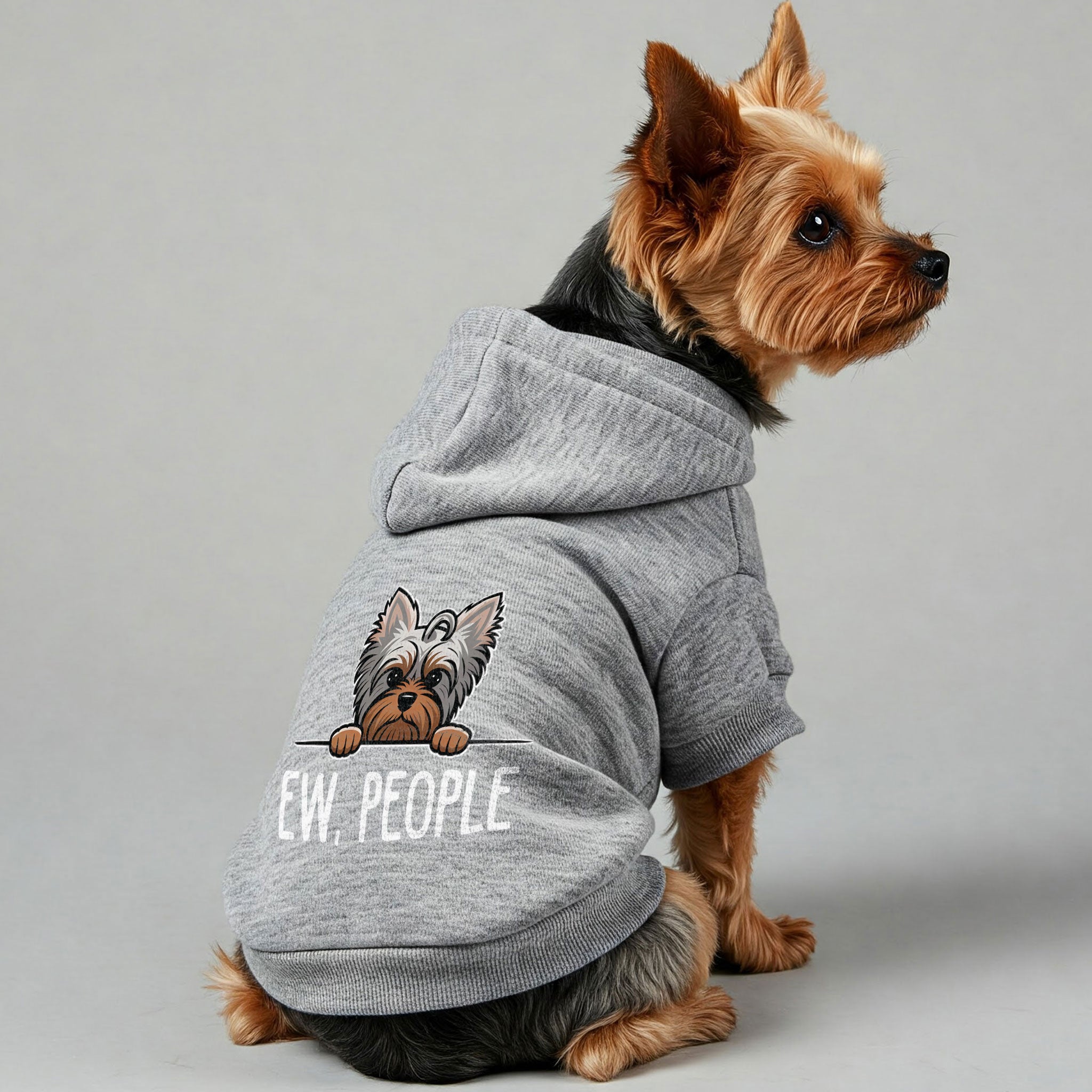 EW, PEOPLE - Yorkie Hoodie - Dog Clothes