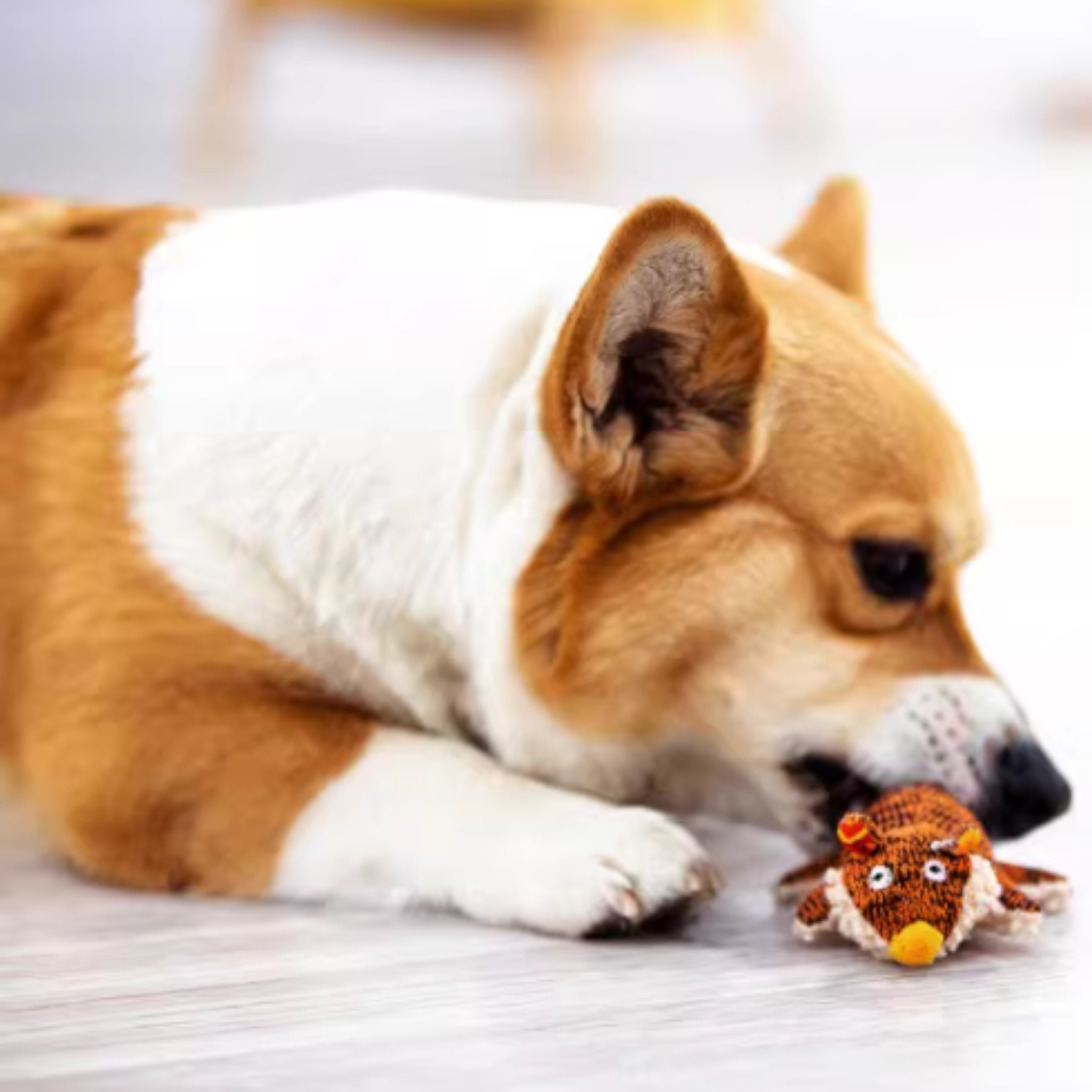 Plush Hunting Squeaky Dog Toy