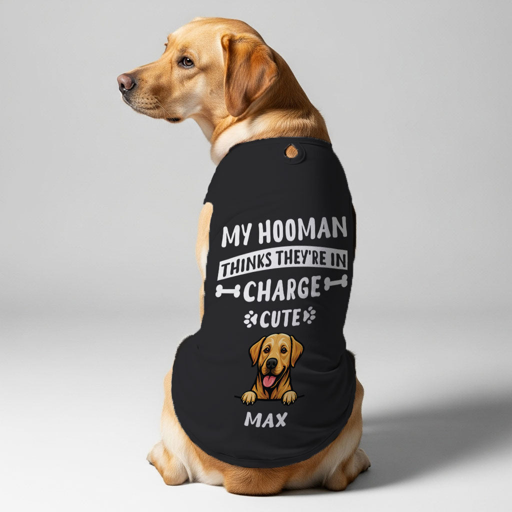 My Hooman – Personalized Shirt with Your Dog’s Photo or Breed Clipart – Dog Shirt