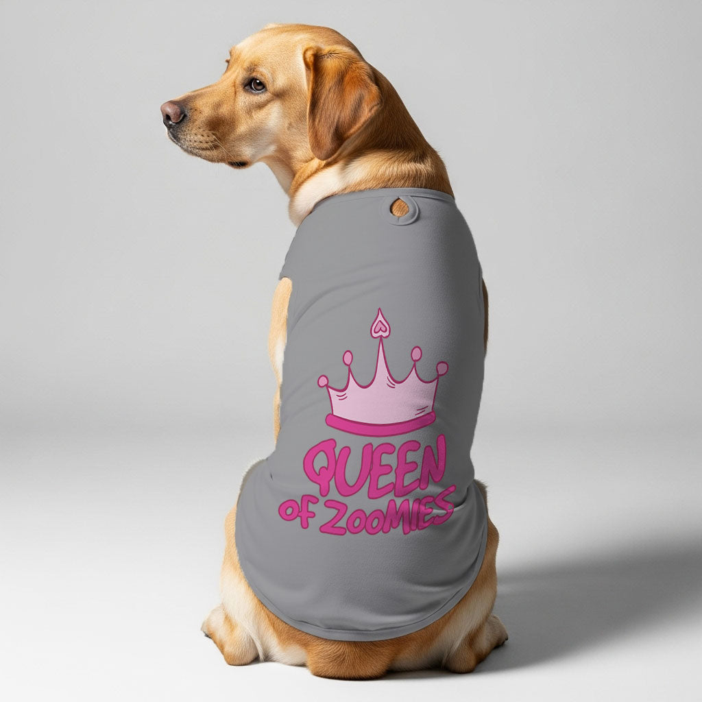 Queen of Zoomies – Dog Shirt