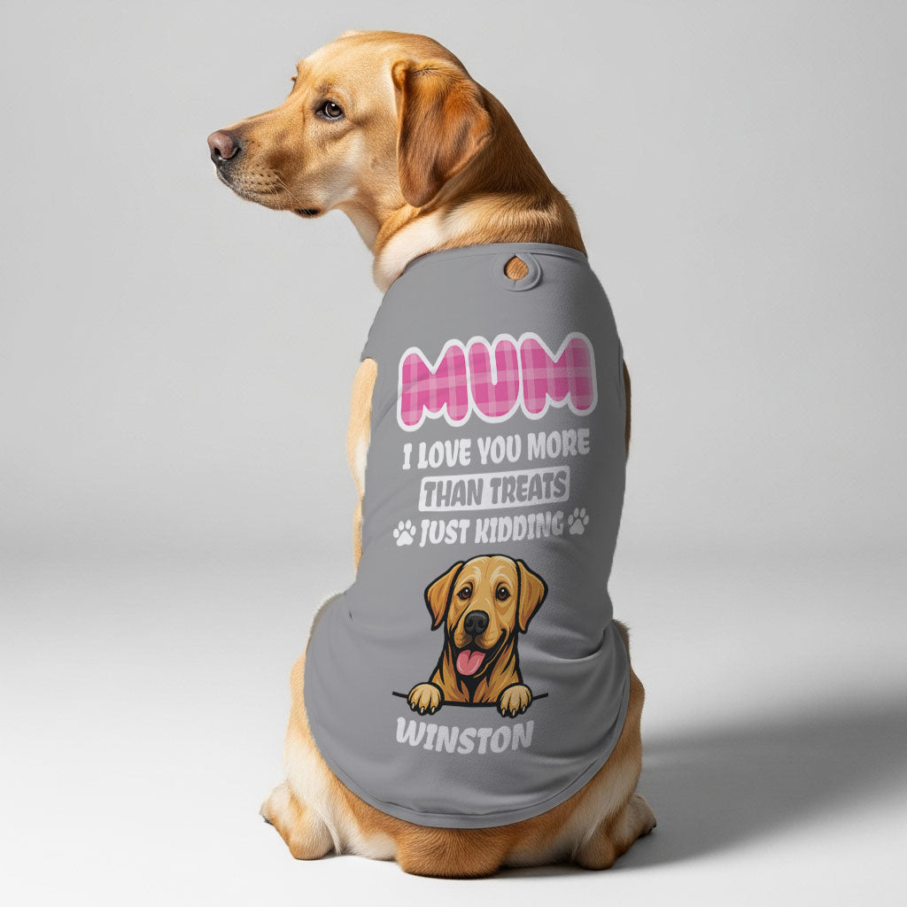 I love you – Personalized Shirt with Your Dog’s Name and Breed – Dog Shirt