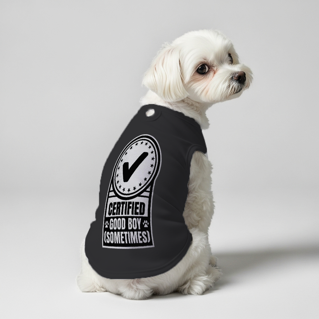 Certified Good Boy (Sometimes)  – Dog Shirt