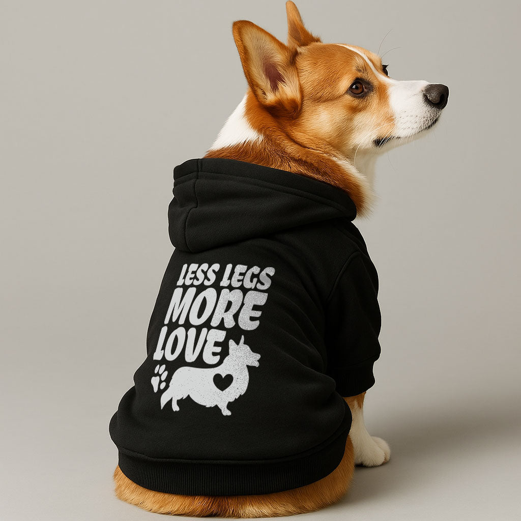 Less Legs, More Love - Corgi Hoodie - Dog Clothes