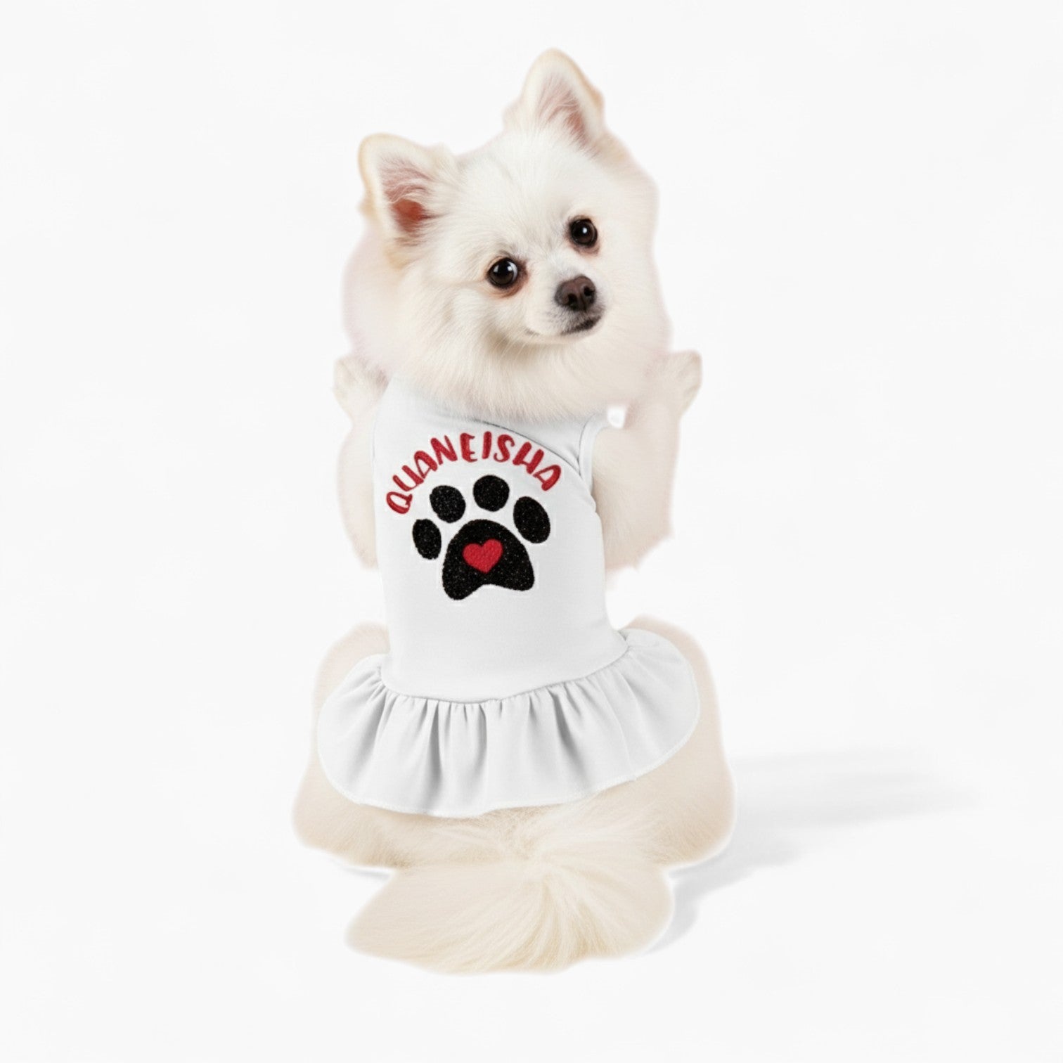 Personalized Dog Dress – Custom Embroidered Gift for Dog Lovers