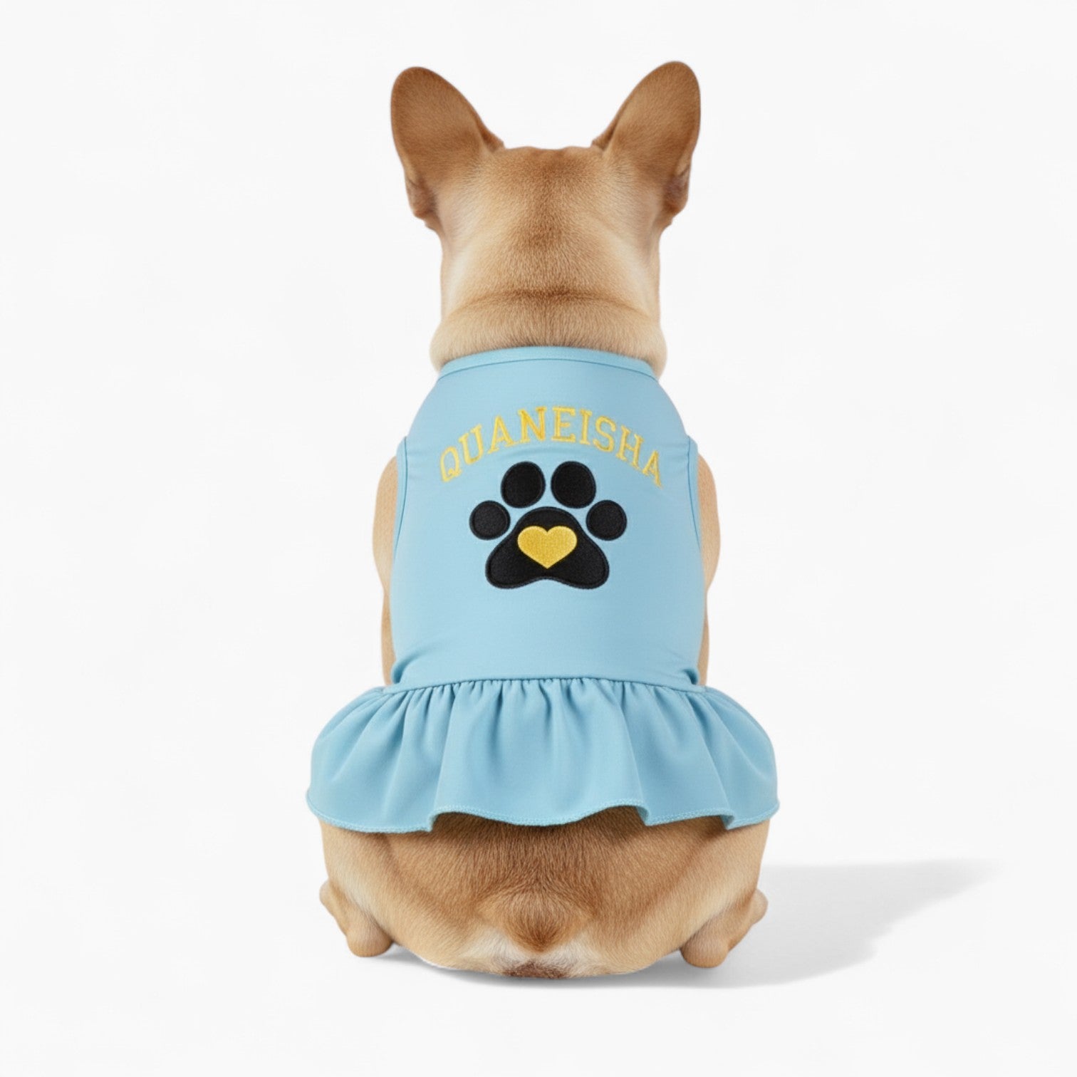 Personalized Dog Dress – Custom Embroidered Gift for Dog Lovers