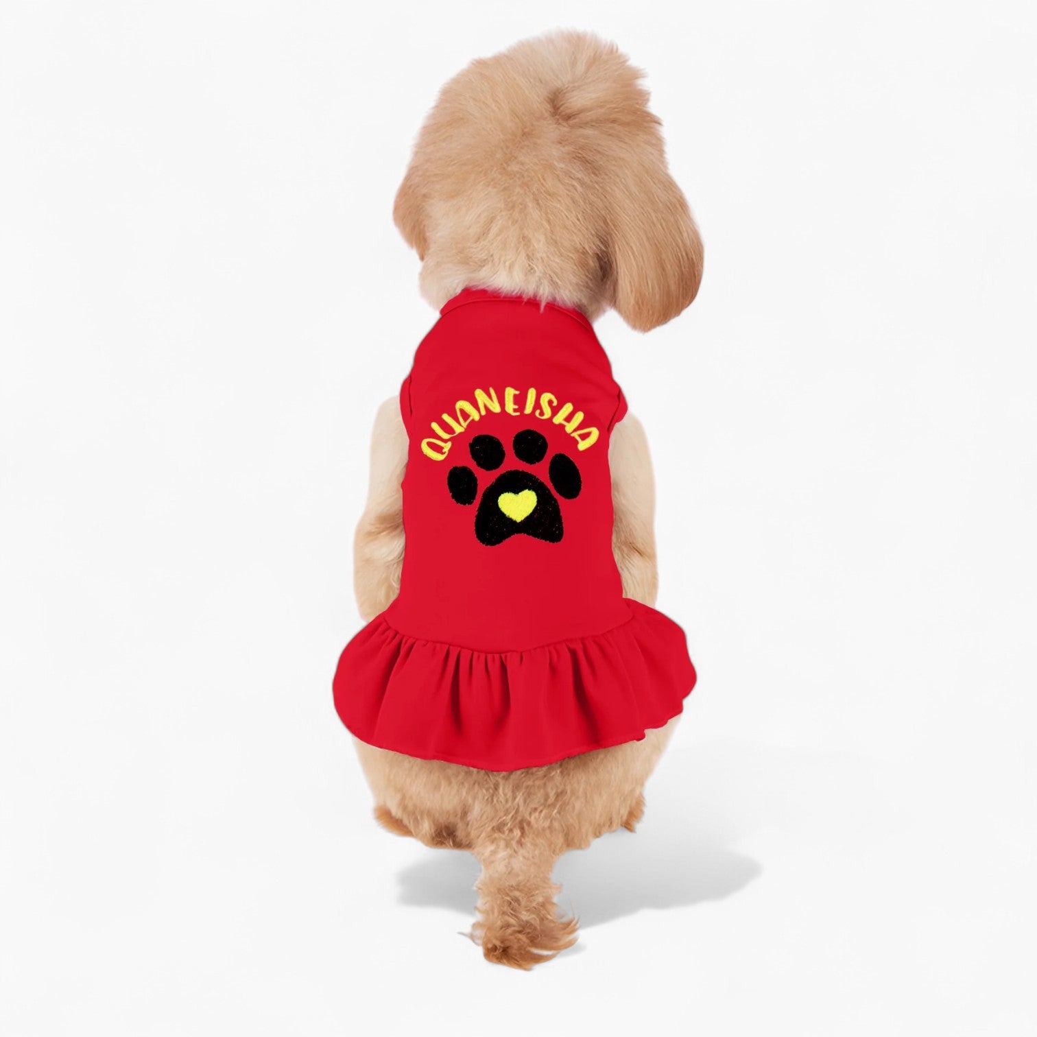 Personalized Dog Dress – Custom Embroidered Gift for Dog Lovers