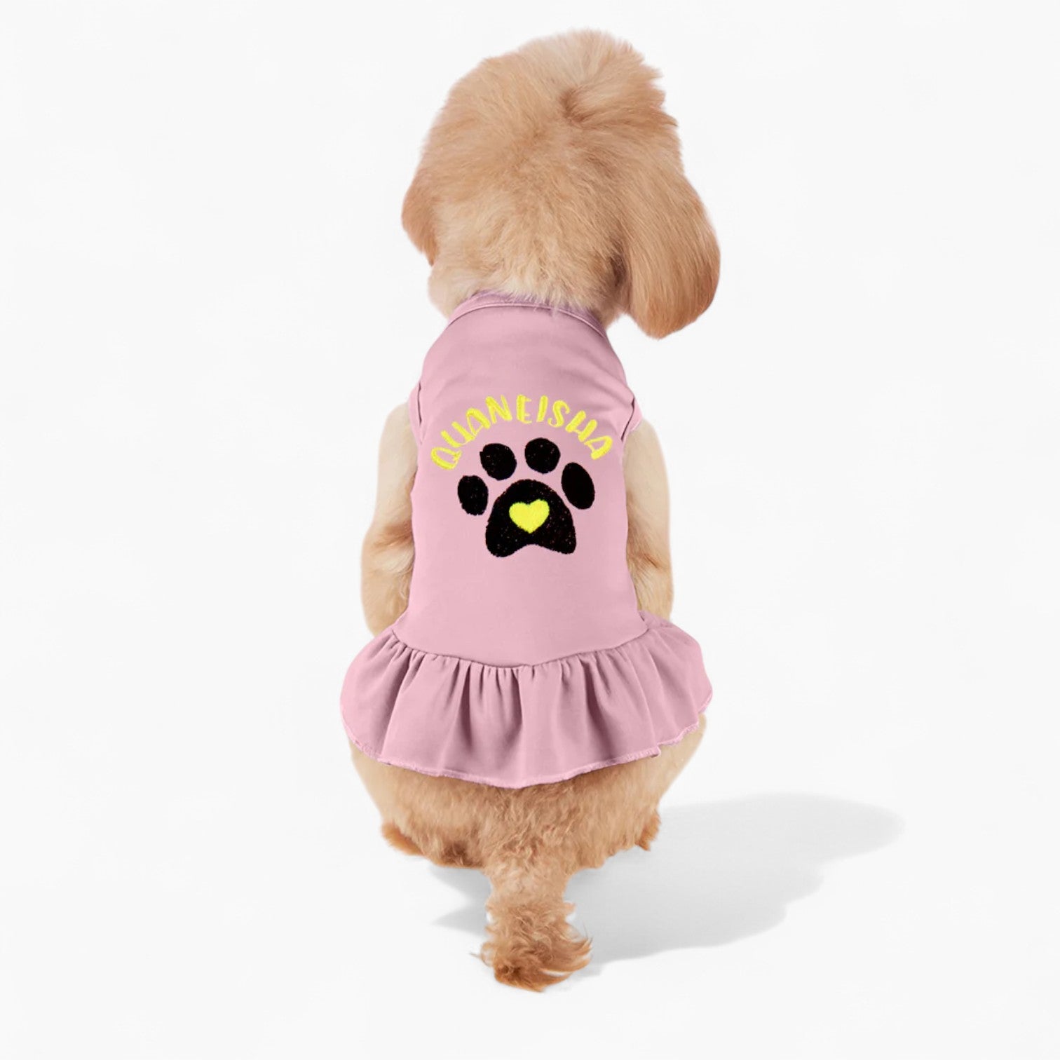 Personalized Dog Dress – Custom Embroidered Gift for Dog Lovers
