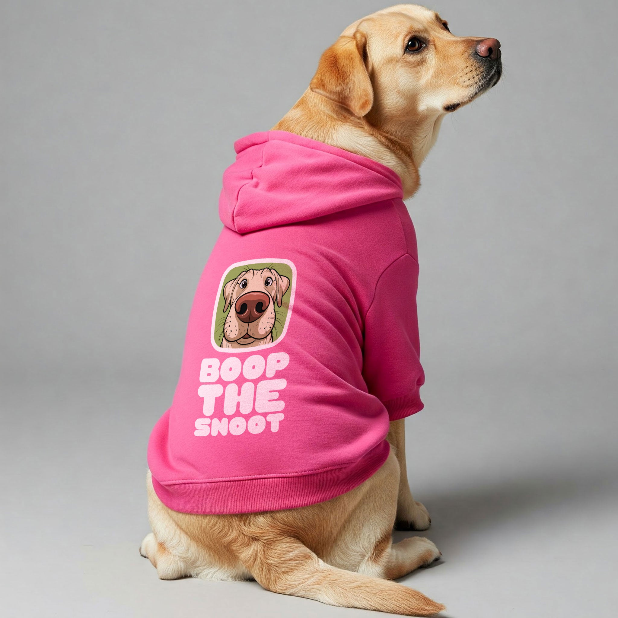 BOOP THE SNOOT - Labrador Hoodie - Dog Clothes