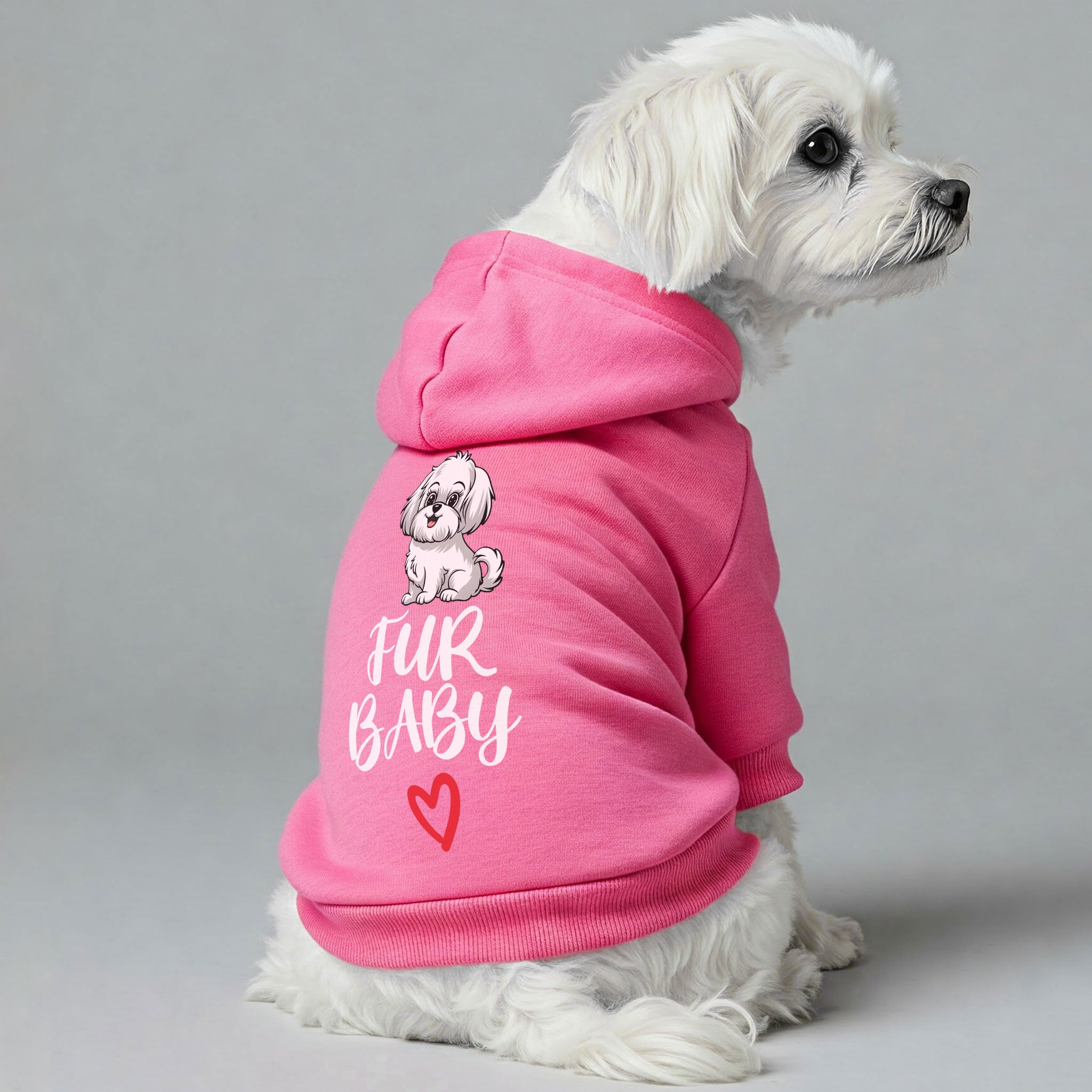 Fur Baby - Maltese Dog Hoodie