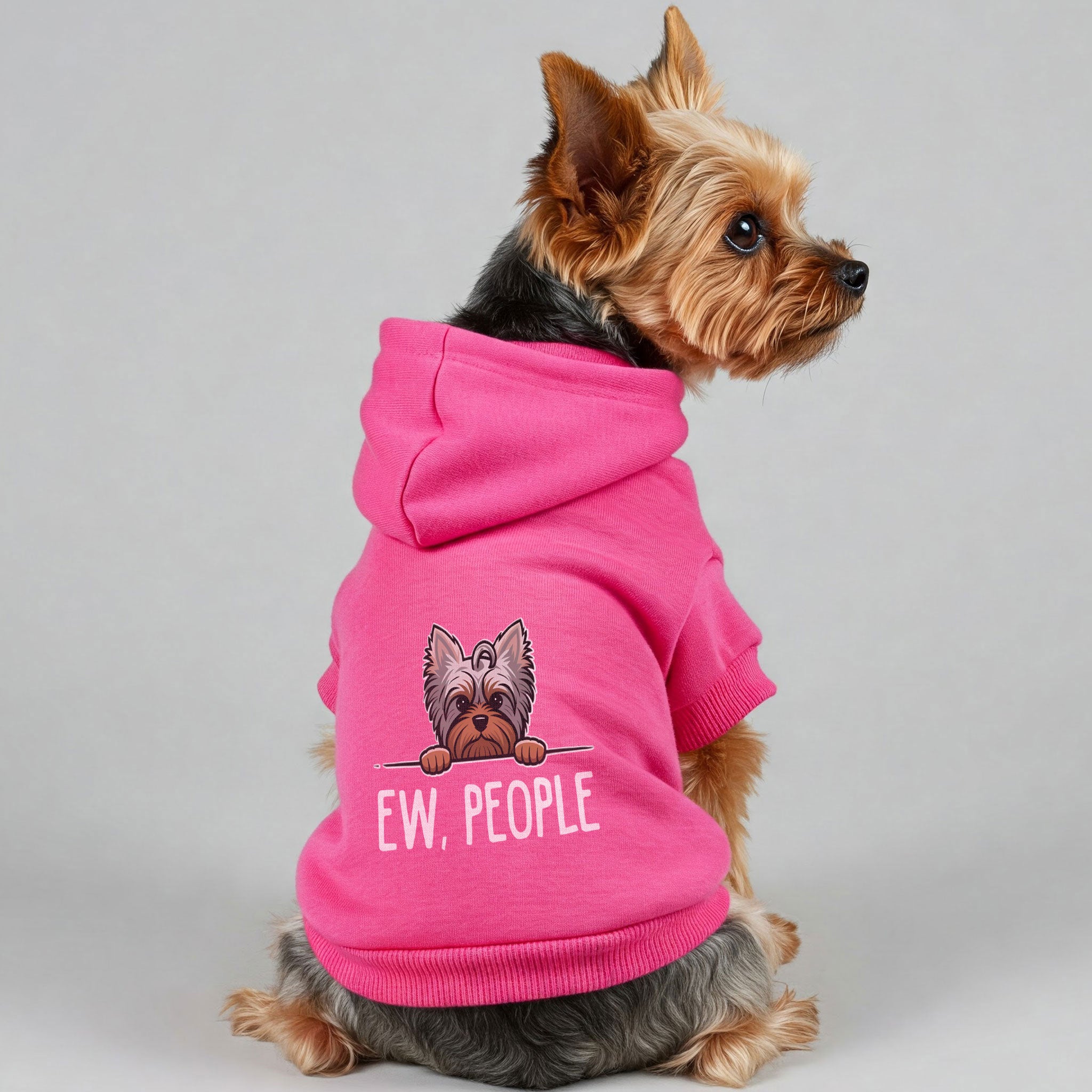 EW, PEOPLE - Yorkie Hoodie - Dog Clothes