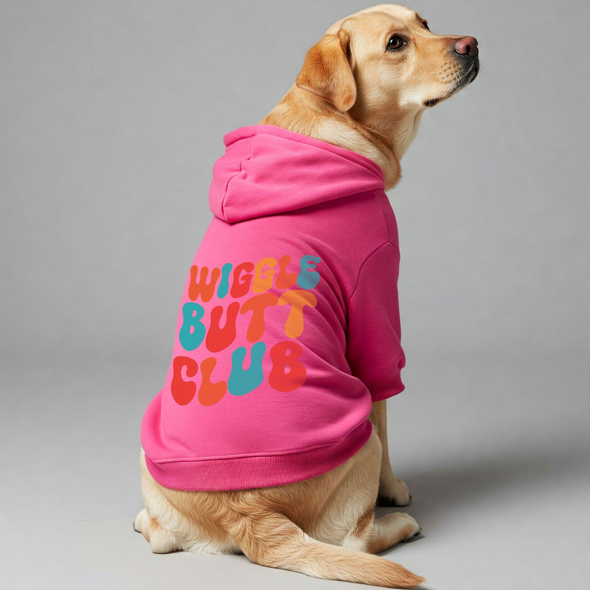 Wiggle Butt Club - Labrador Hoodie - Dog Clothes