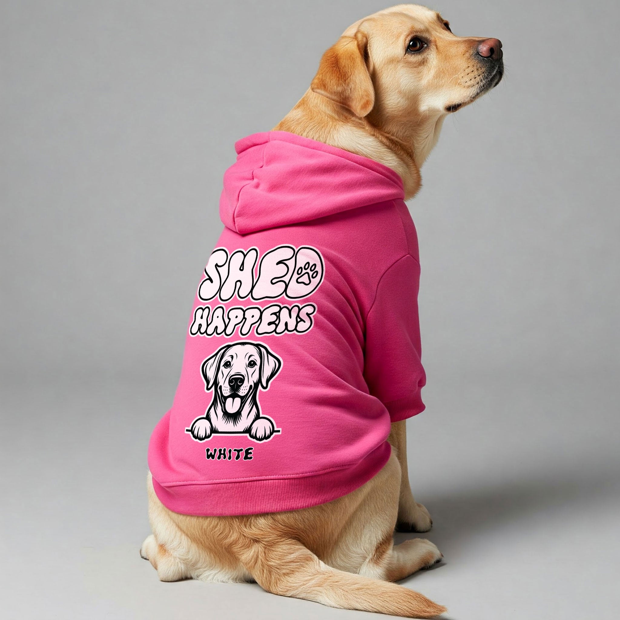Shed Happens - personalized hoodie with your dog’s name and breed – dog hoodie – dog clothes
